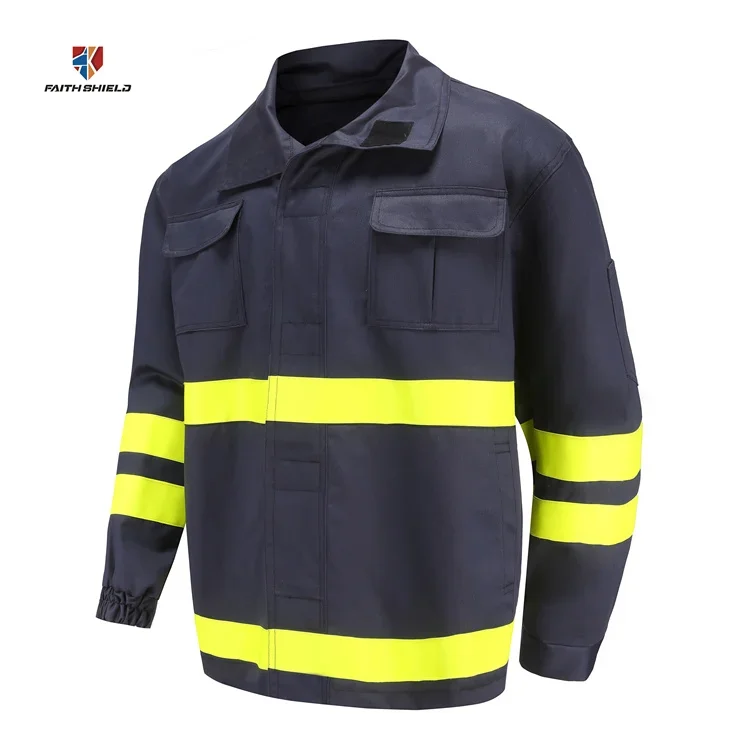 Custom Reflector strip uniform proof fire flame resistance Cut-Protection Welding Heat-Protection Shop & Work Clothing women men