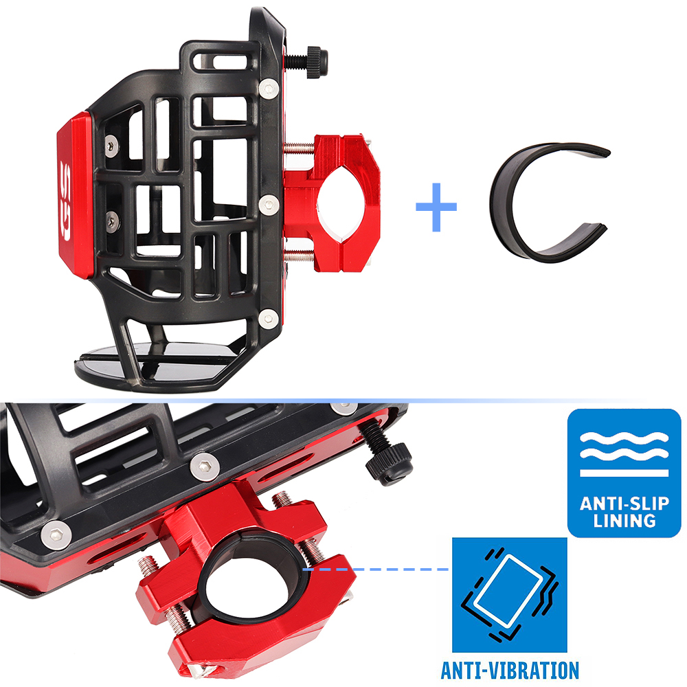 Suporte de copo para bmw r1300gs r1250gs r1200gs r1250/r1200 gs 1250/1200 lc adv f800gs f750gs acessórios para suporte de garrafa de motocicleta