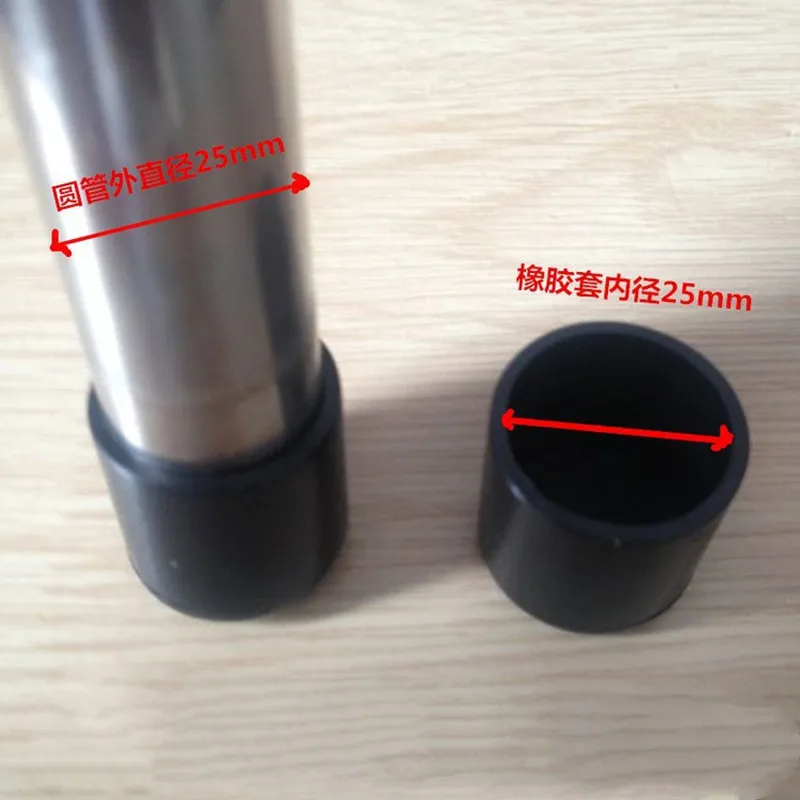 4 Cái/lốc Ốp Nhựa PVC Bàn Ghế Phân Chân Bao Chịu Mài Mòn Chân Tầng Bảo Vệ Mũ Cao Su Mềm Đa Năng Đồ Nội Thất một Phần