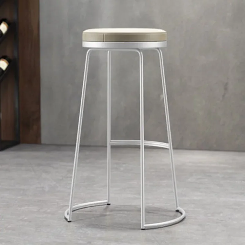 Chaises de Bar Simples et Modernes de Style Nordique Blanc, Mobilier de Luxe pour Chambre à Coucher et Cuisine