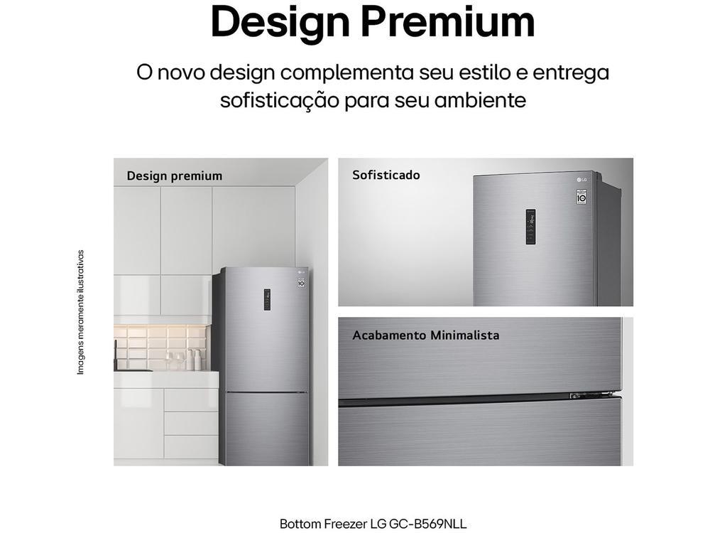 Geladeira/Refrigerador LG Frost Free Smart Inverse - 110V