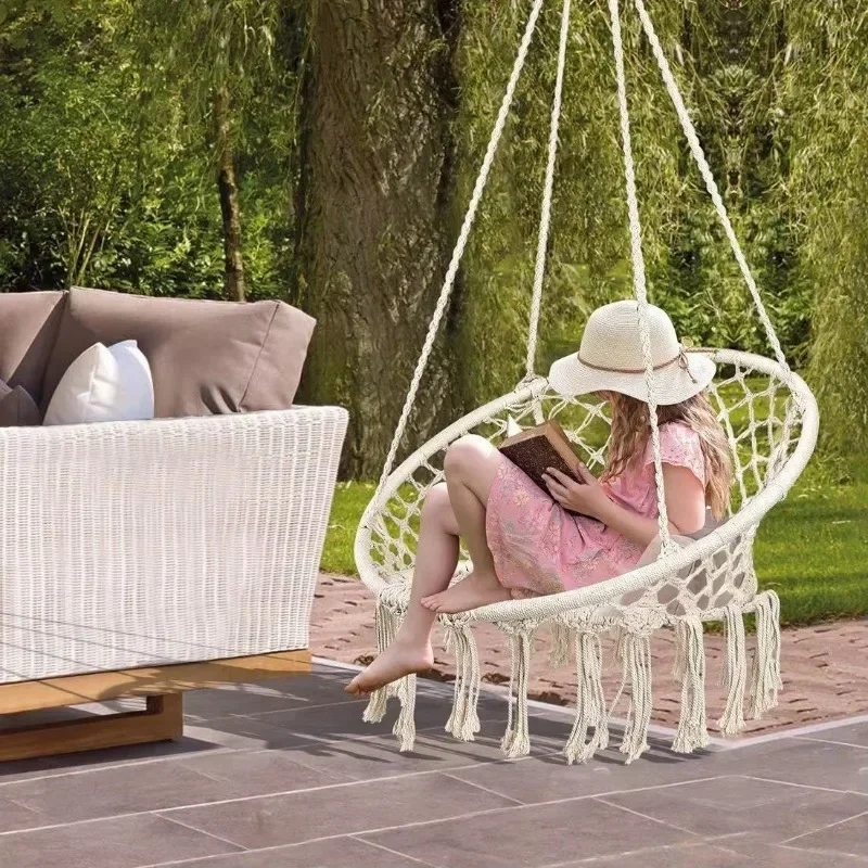 Outdoor Jardim Hammock Cadeira, Home Bedroom Swing Bed, cadeira preguiçosa, Indoor Frame Cadeira Relaxante, Cadeiras de praia