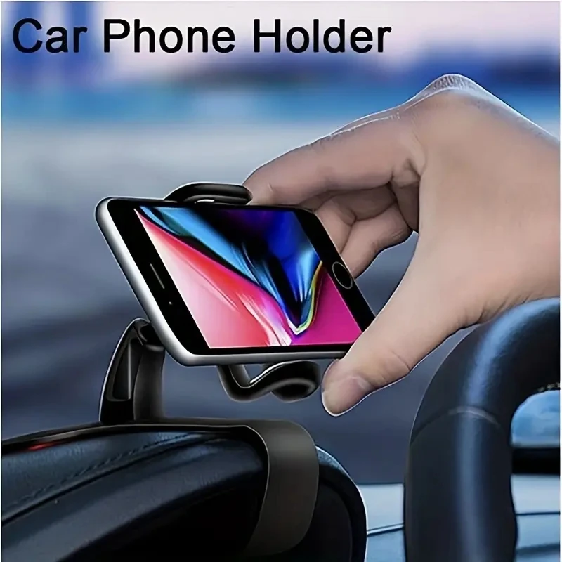 รถที่วางโทรศัพท์Easy คลิปยึดขาตั้งแผงอเนกประสงค์อเนกประสงค์แดชบอร์ด GPS Navigation Bracket Holder