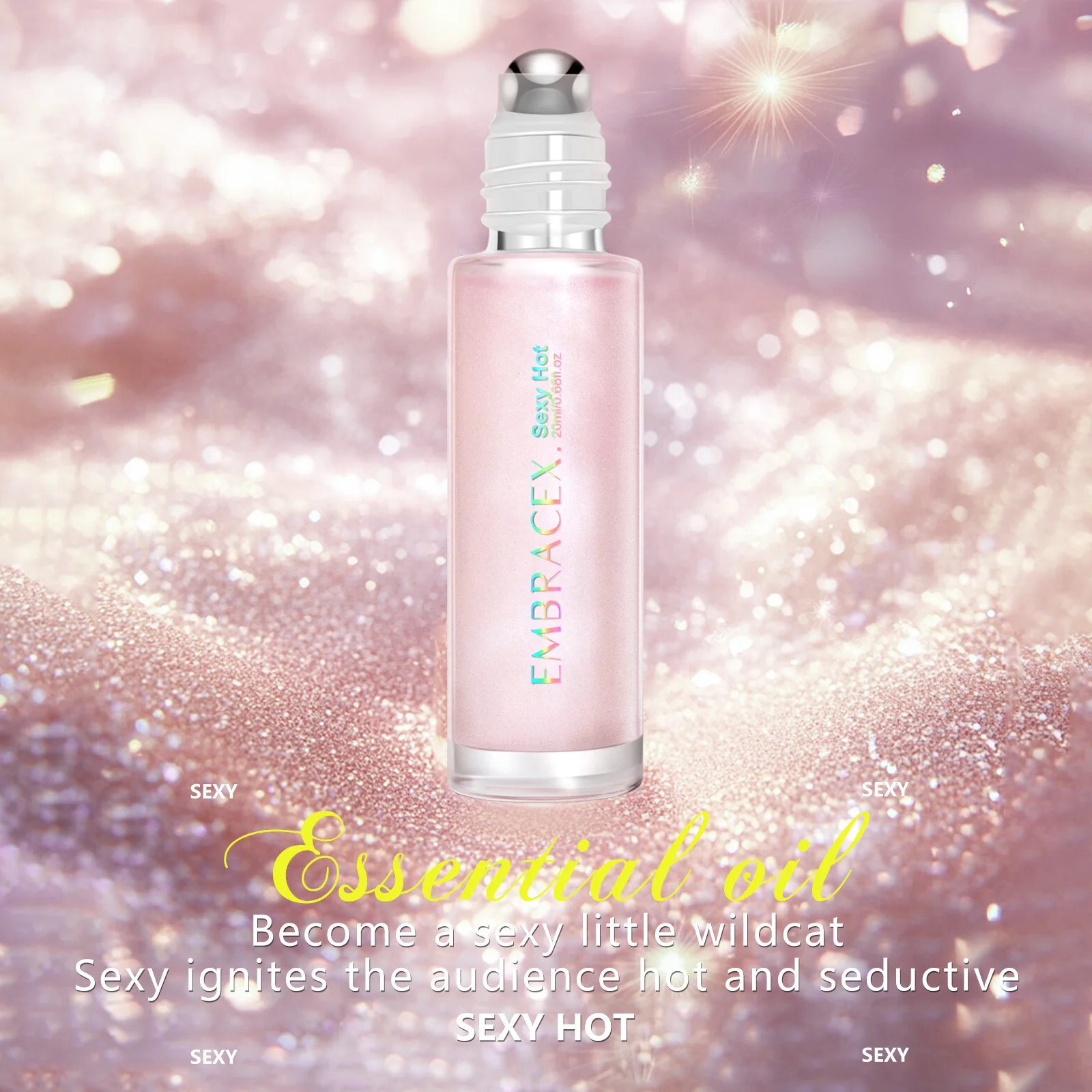 20ml Sexy Hot Perfume Essential Oils Roll on Perfume Fragrance Long Lasting Sexy little wildcat Fingernail Behind Ears Shoulder