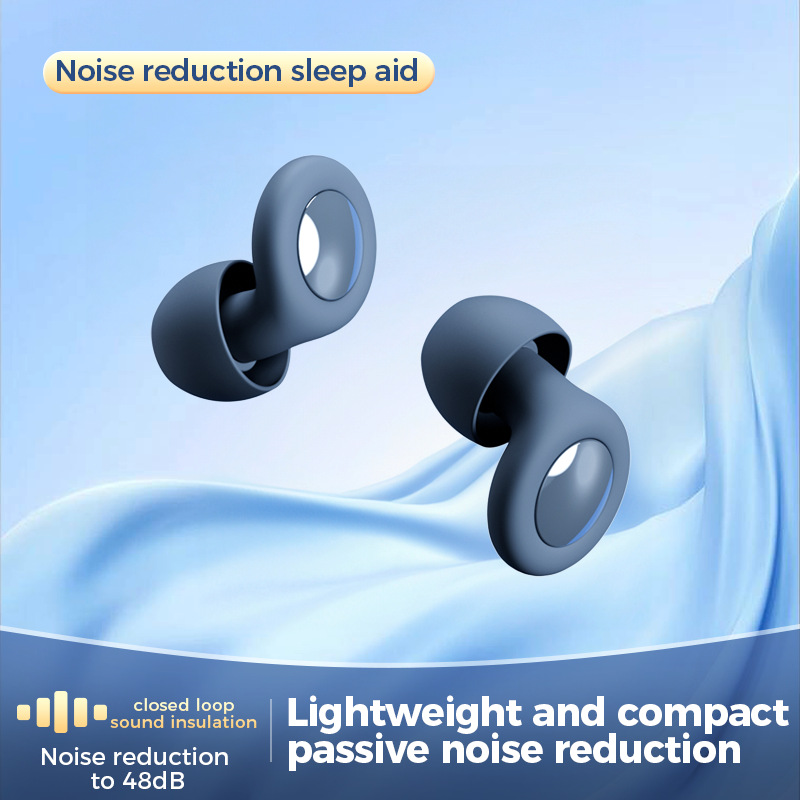 Silicone Ear plugs Sleep Noise Reusable EarPlugs Hearing Protection Super Soft Anti noise Earplug for Sleep Concerts Travel Work