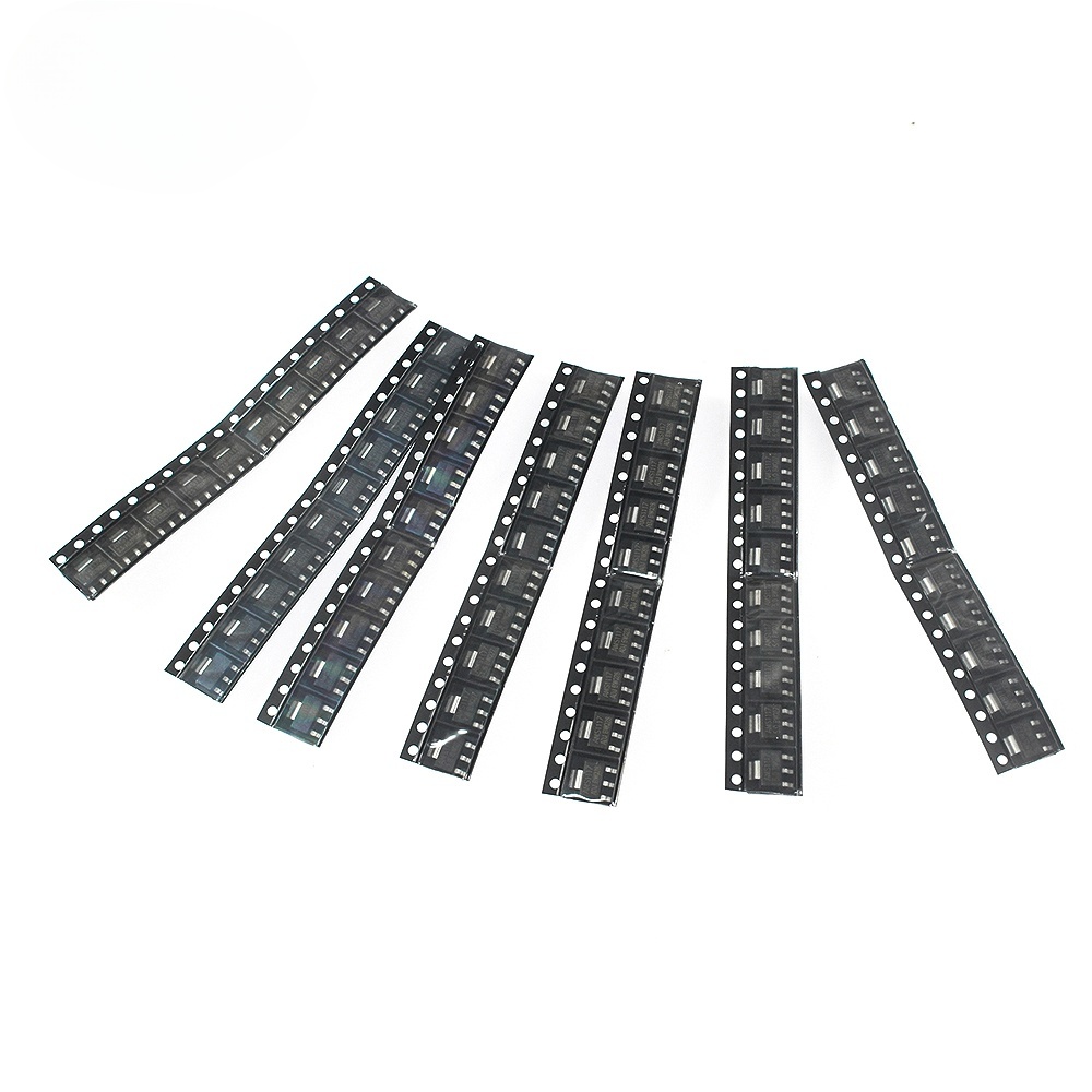 SOT-223 70-teiliges Spannungsregler-Set AMS1117 AMS1117-3,3 V AMS1117-ADJ AMS1117-5,0 V AMS1117-2,5 V AMS1117-1,8 V AMS1117-1,5 V 1,2 V-5 V