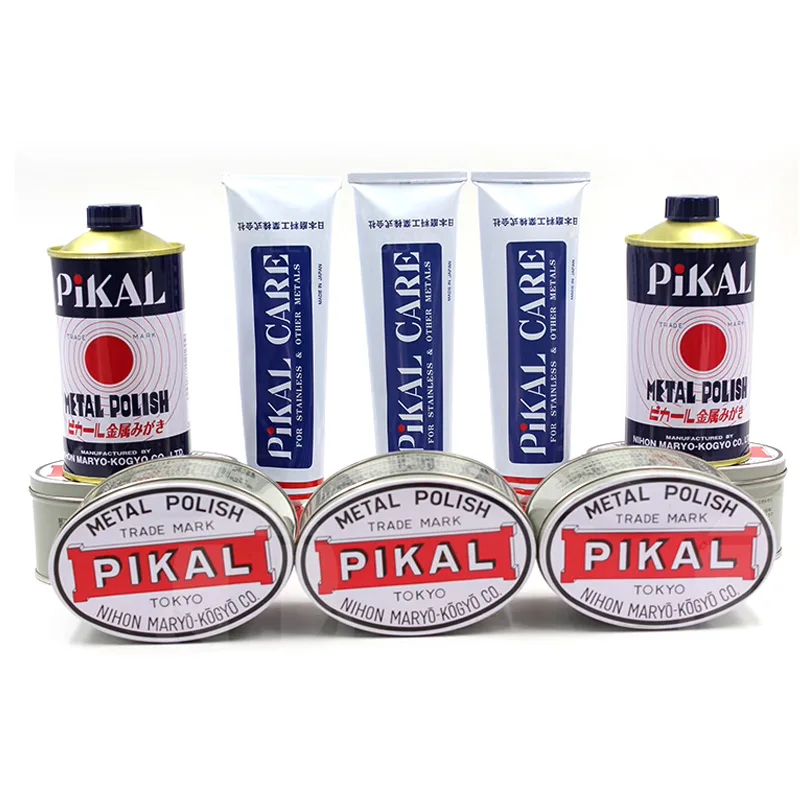 1 Uds Original Japón PIKAL CARE pasta de pulido de Metal Parker pulido eliminación de óxido pastilla de cobre pasta de molienda