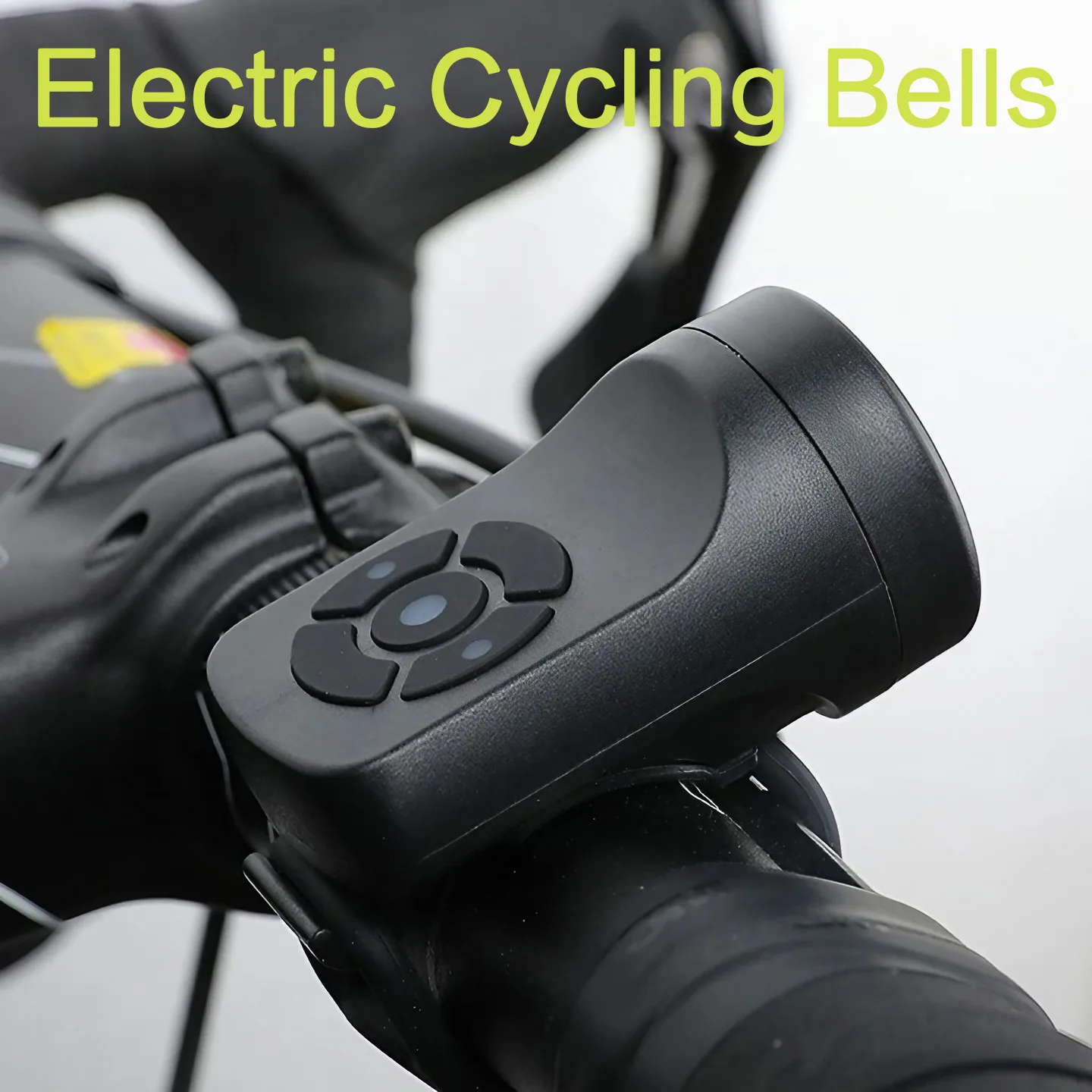 Fahrrad Elektrische Hupe Schwarz ABS USB Aufladbare Fahrrad Radfahren Glocke Lautsprecher Fahrrad Reiten Ausrüstung Super Laut