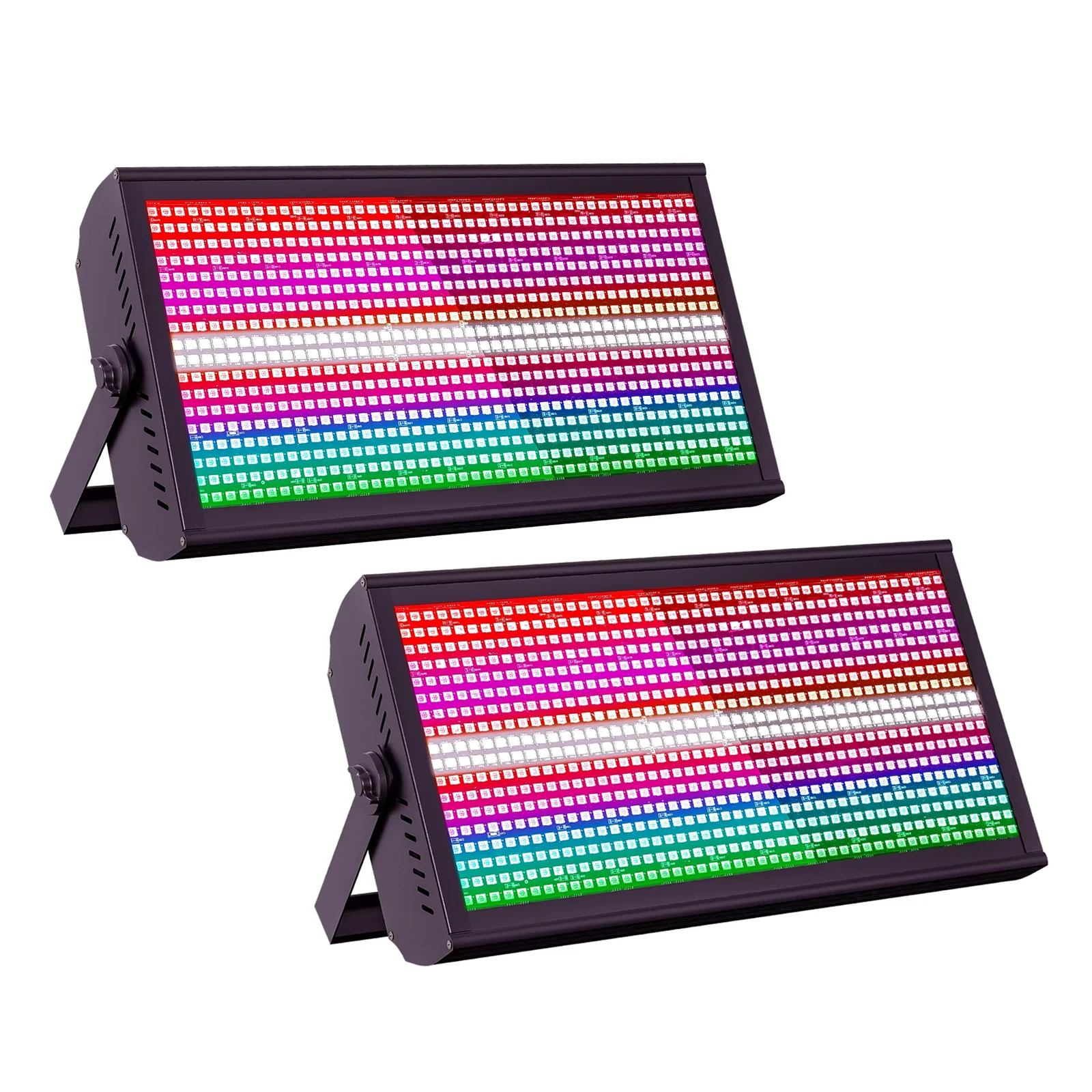 Yiflamefly 2Pcs Stage Light Bar Wash Strobe Lights 130W RGB LED Uplight Bar DMX512 DJ Lights For Party Disco Wedding Holiday KTV