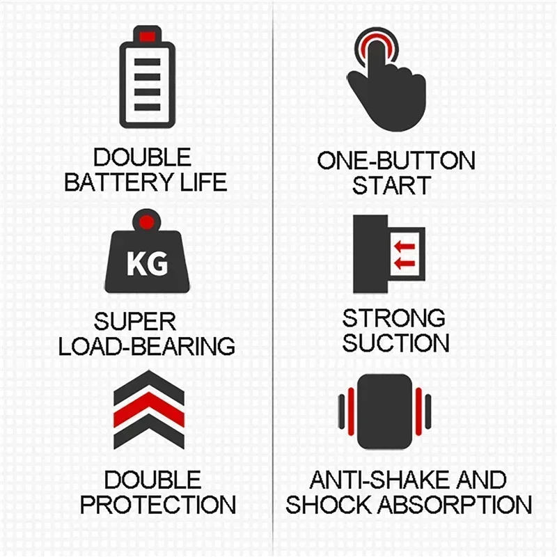 Ventosa elétrica a vácuo, 8 tamanhos, 220kg, capacidade de rolamento, levantador a vácuo resistente para telha de granito, ferramenta de movimento manual de vidro