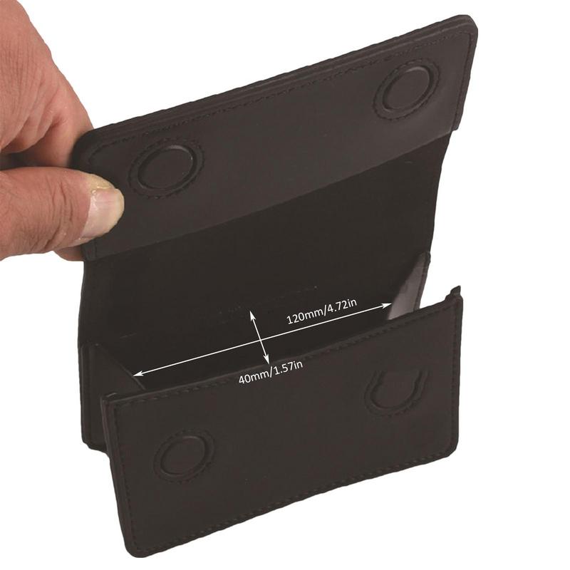 PU Leather Golf Rangefinder Case Portable Golf Laser Distance Meter Storage Bag Carry Small Bag With Soft Inner Lining For Golf