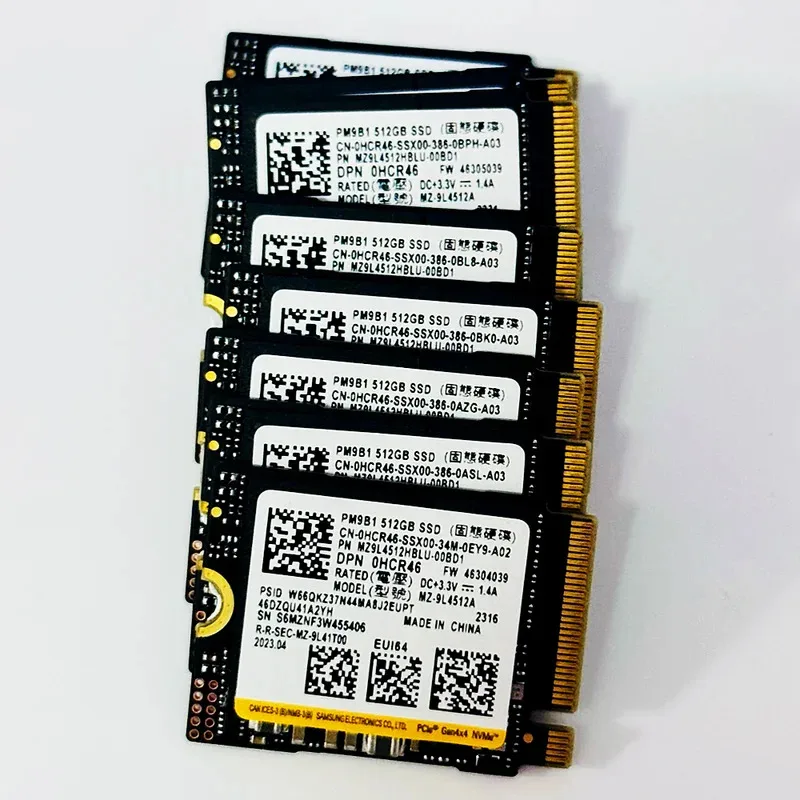 Original SSD FOR Samsung PM9B1 512GB 256GB 128G 2230 solid-state drive M.2 PCIe4.0NVMe laptop desktop system disk