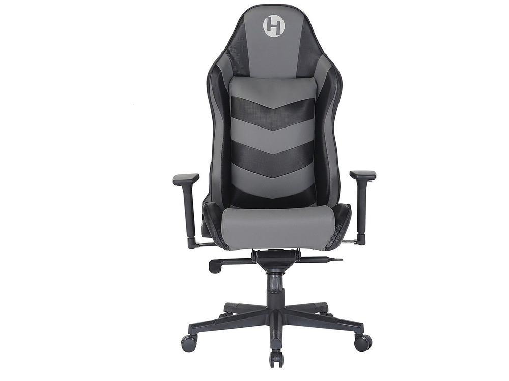 Cadeira Gamer Techni Sport Reclinável Giratória Preta e Cinza TS61