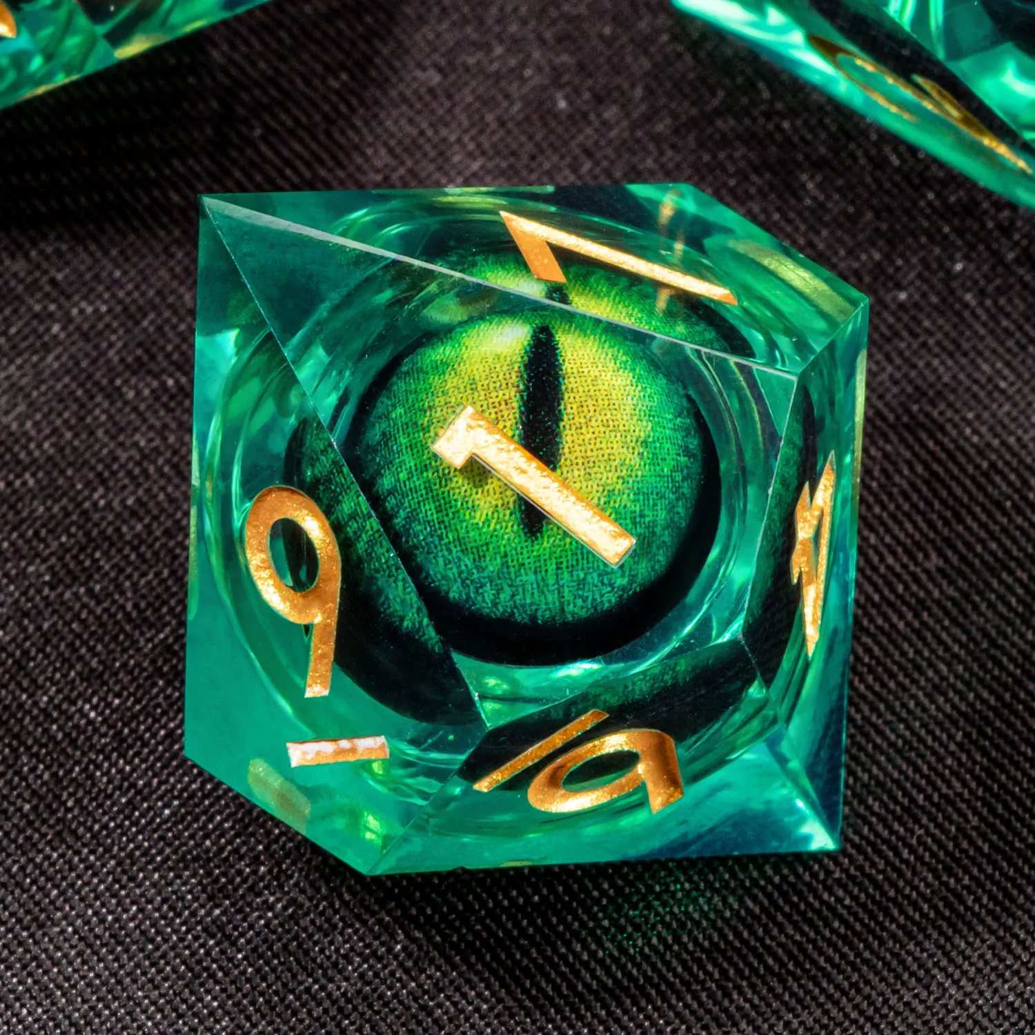 DND Liquid Core D&D dobbelstenen set, scherpe rand hars kerker en Dragon dobbelstenen, rollenspel RPG D en D dobbelstenen D20 D12 D10 D8 D6 D4