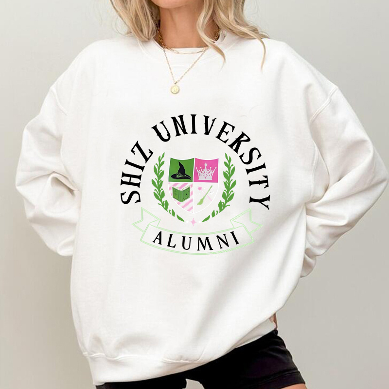 Individual Wicked Alumni Sweatshirt Woman Clothing Harajuku Pullover Streetwear Autumn Long Sleeve Women's Clothing Hoodies