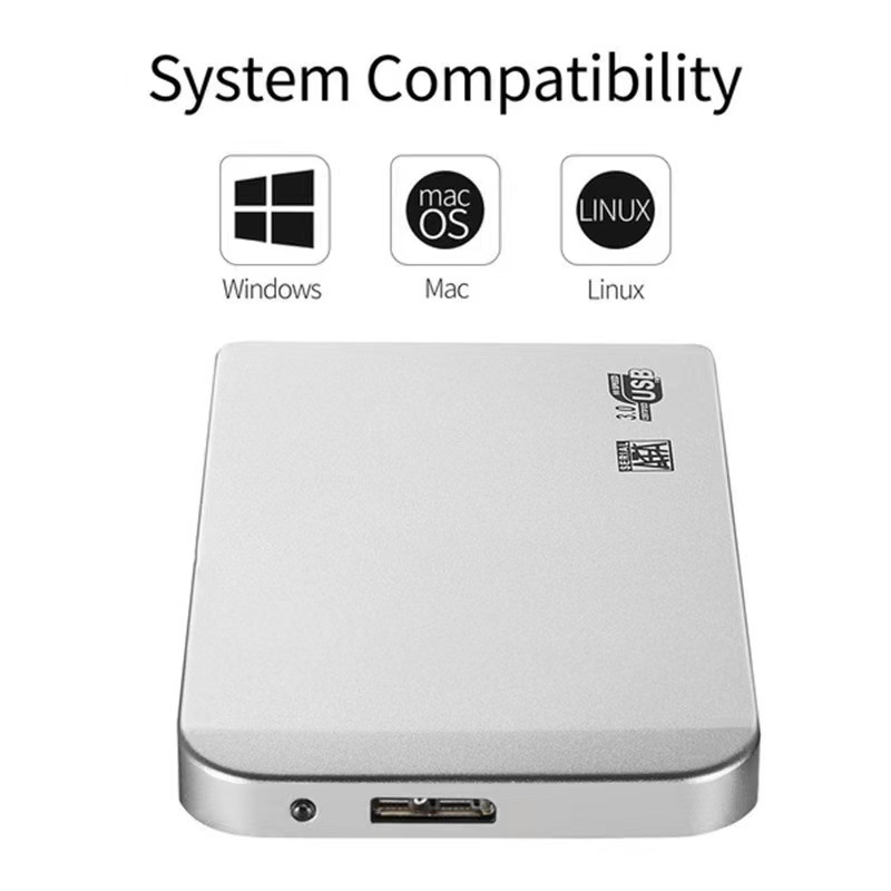 Di Động Ban Đầu 500GB 128TB SSD Cao Cấp Bên Ngoài Rắn Cứng USB3.0 Giao Tiếp HDD Cứng Di Động Ổ Dành Cho Laptop