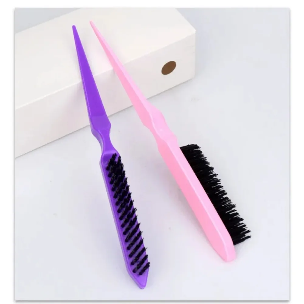 Explosive Three Rows of Bristle Comb Coiffure Curly Hair Fluffy Comb Evening Styling Comb Studio Pointed Tail  Для Волос
