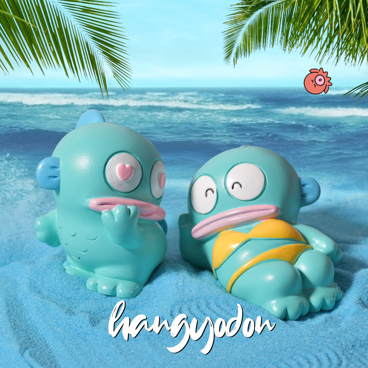 8 stks Zeemeermin Hangyodon Blind box Grote Mond Vis Anime Figuur Desktop Decoratie Student Verrassing Gift Mystery Box Groothandel