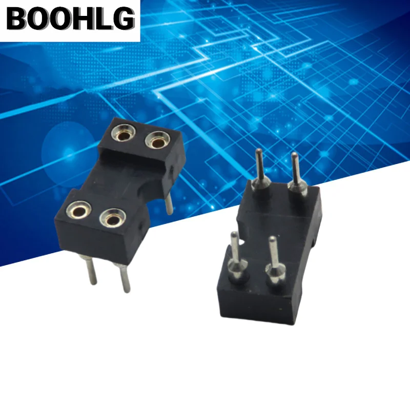 10pcs DIP4 IC presa a foro tondo 4 P DIP CHIP adattatore per supporto di prova 4 PIN dip-4 DIP 4 PIN connettore passo 2.54MM