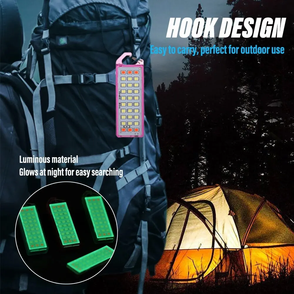 MINI LED Flashlight Rechargeable Work Light Keychain Light Camping Lamp Easy to Carry Multiple Lighting Modes Waterproof