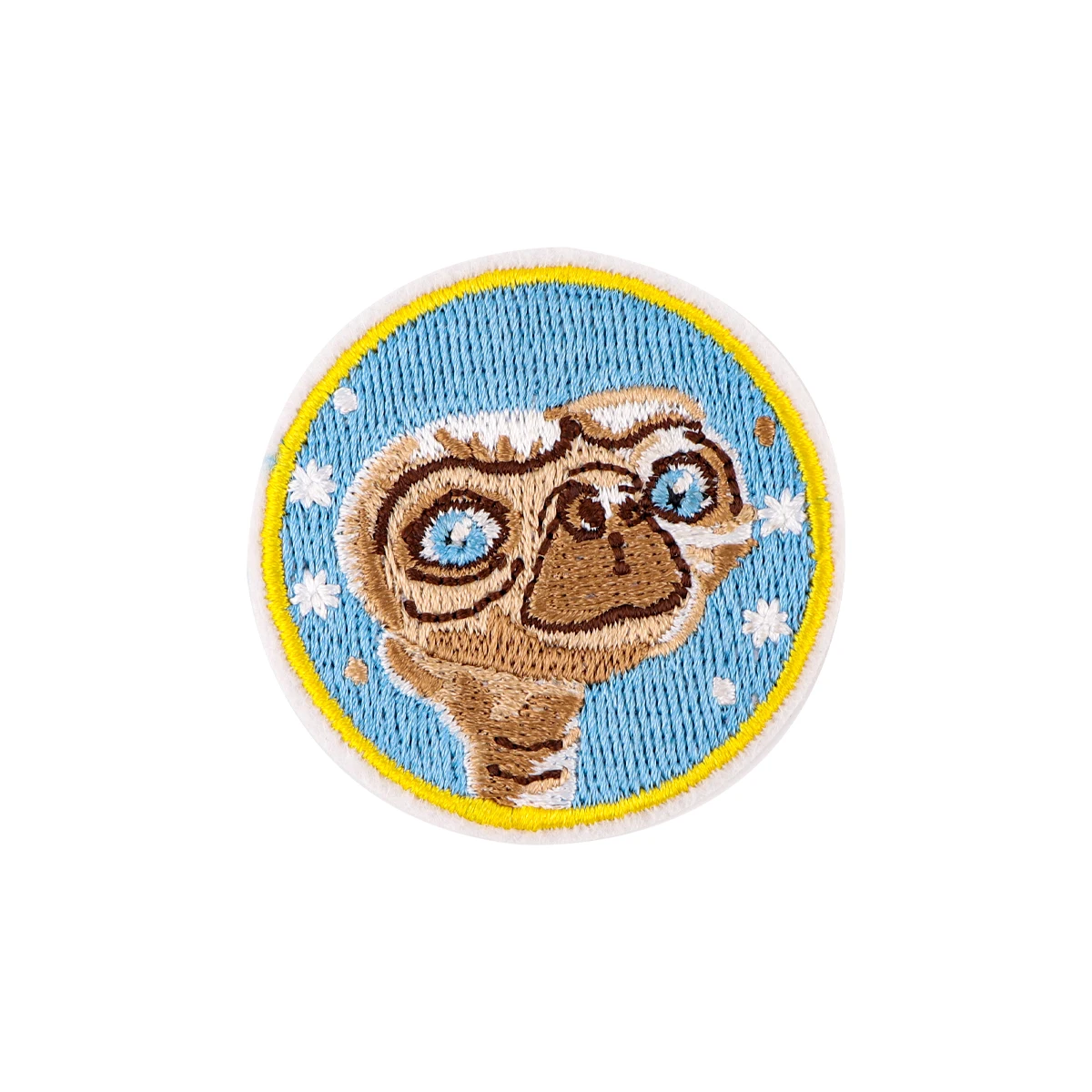Remendos bordados com projeto estrangeiro para a roupa, remendos adesivos para a roupa, etiquetas dos desenhos animados, diy