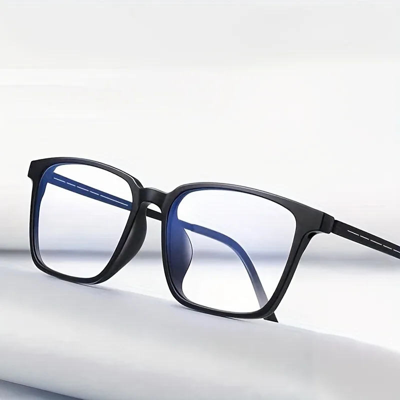 Occhiali da lettura unisex stile business retrò Montatura rettangolare da +1.0 a +3.0 Ingrandimento per anziani Ideale per il lavoro di lettura