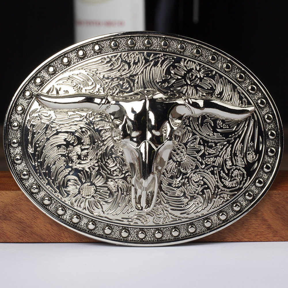 Bull Schädel Legierung Gürtel Schnalle Westlichen Cowboy Stierkämpfer Schnalle Ohne Gürtel