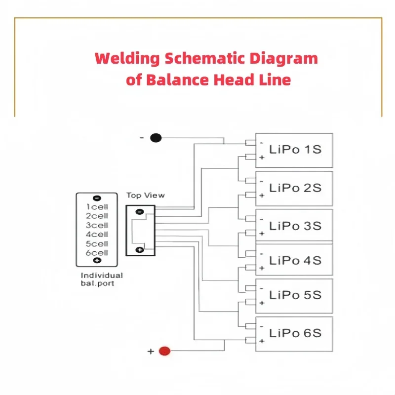 10 unids/lote 2S 3S 4S 5S 6s cable de silicona 15 20 30cm línea de carga de equilibrio B6 enchufe de carga de equilibrio línea de montaje de batería de litio