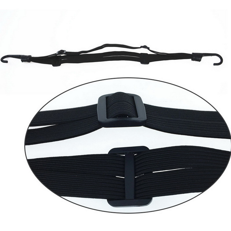 24 "/60 cm en 35.4"/90 cm Motorhelm Bagage Touw Bungee Koord Bandage Bagage Helm intrekbare Elastische Band met 2 Haken