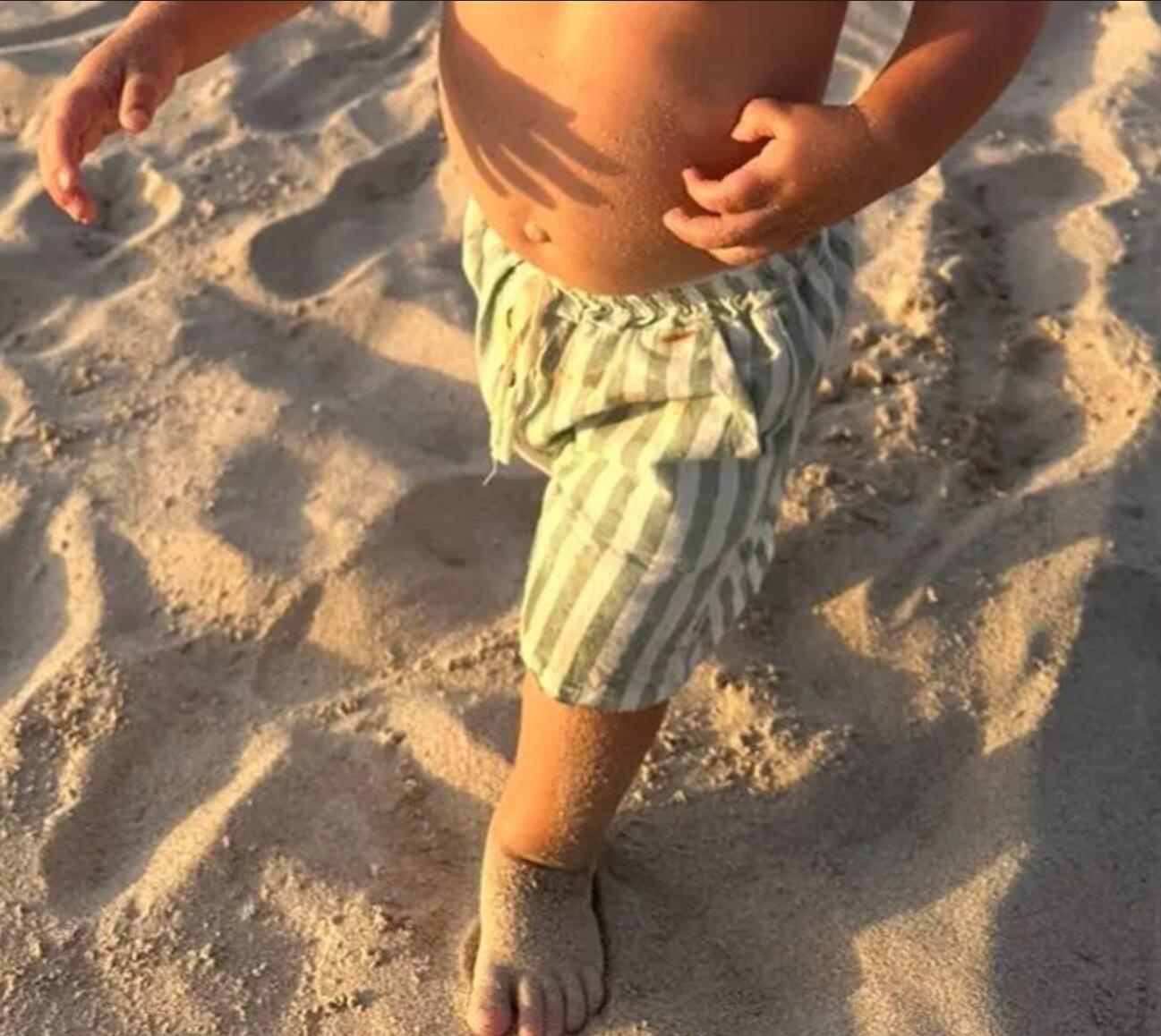 Kacapreety Шорты для маленьких мальчиков и девочек 0-24 месяцев Винтажные хлопковые шорты для детей с карманами и пряжкой Диз...