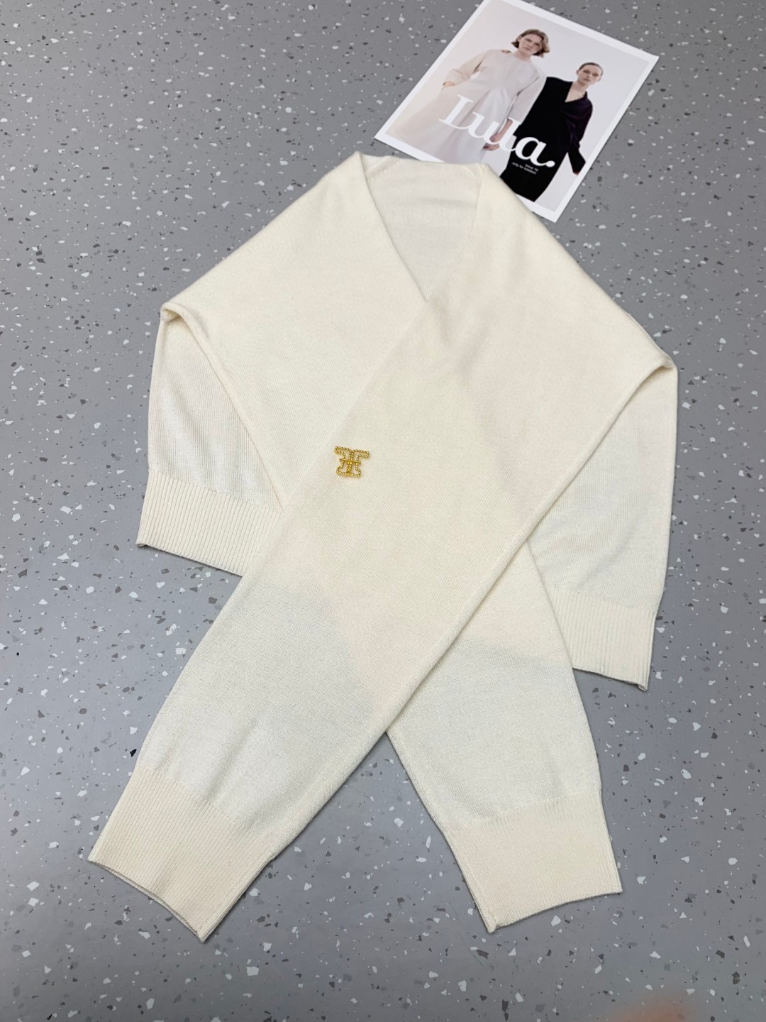 Chal De Punto De Lana Unisexño Estilo Coreano Cómodo Casual Color Sólido Versátil Para Mujer Accesorio De Moda De Primavera 2025