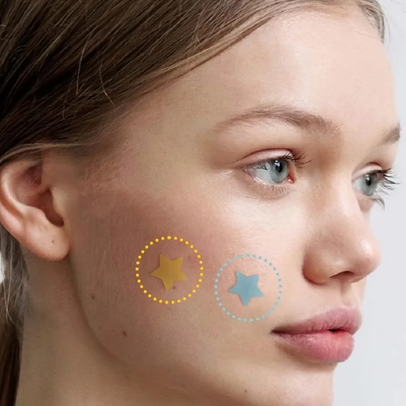 432 Colorful PE Pimple Patches Cute Star Shaped Pimple Cover Sticker Invisible Pimple Cover Removal Pimple Patch