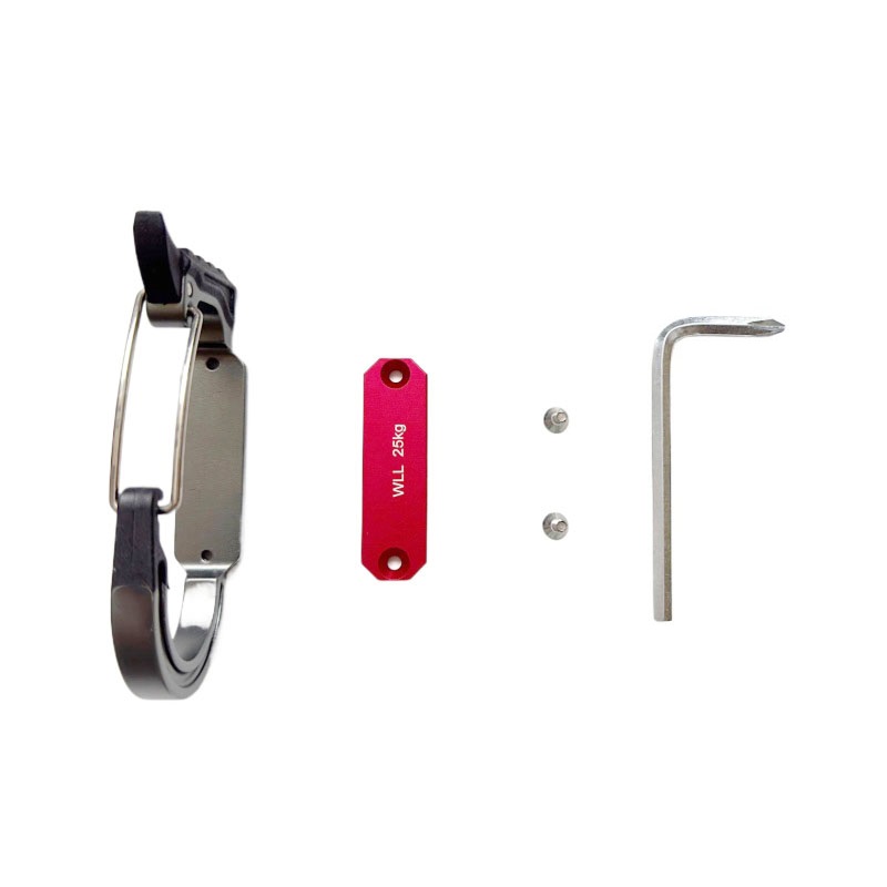 Arnés de escalada en roca al aire libre, accesorios, herramienta de montañismo, mosquetón Quickdraw, equipo de rescate de trabajo de gran altitud