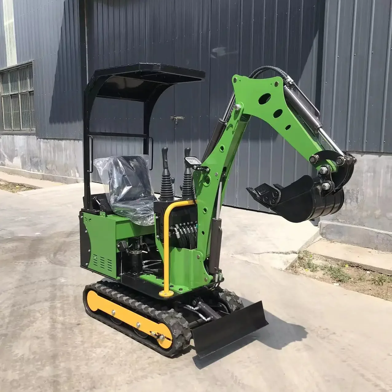 OKW-08 CE/EPA 800kg Mini Excavator Hydraulic Crawler Small Digger 0.8 Ton 1 Ton 1.2 Ton Micro Digging Machine With Attachments