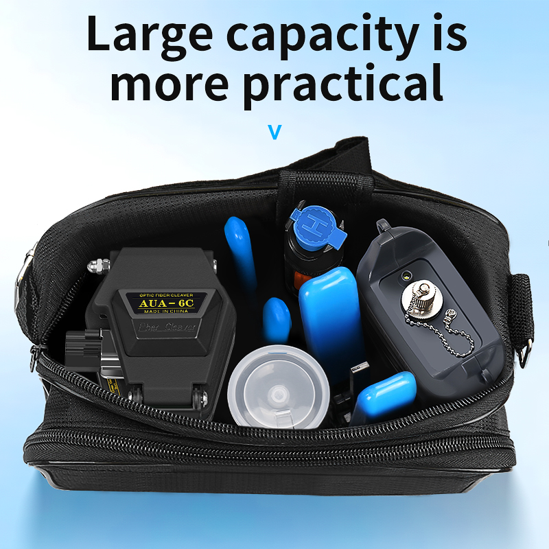 19 teile/satz FTTH Fiber Optic Tool Kit mit Fiber Cleaver -70 ~ + 10 dBm Optische Power Meter Visual Fault Locator 15 mw