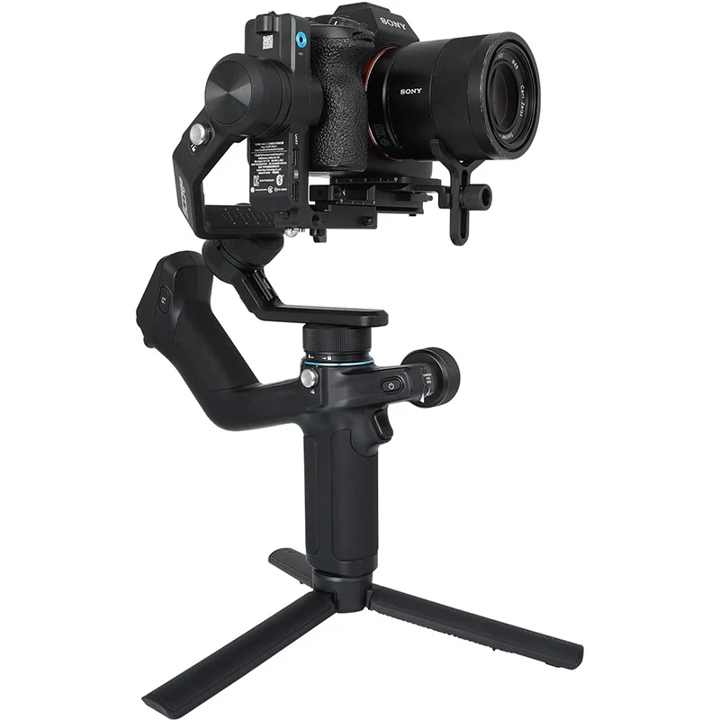 FeiyuTech SCORP Mini 2 Handheld Gimbal 3-Axis Mirrorless & Action Camera Smartphone with AI tracker Magnetic Fill, 1.2kg Payload