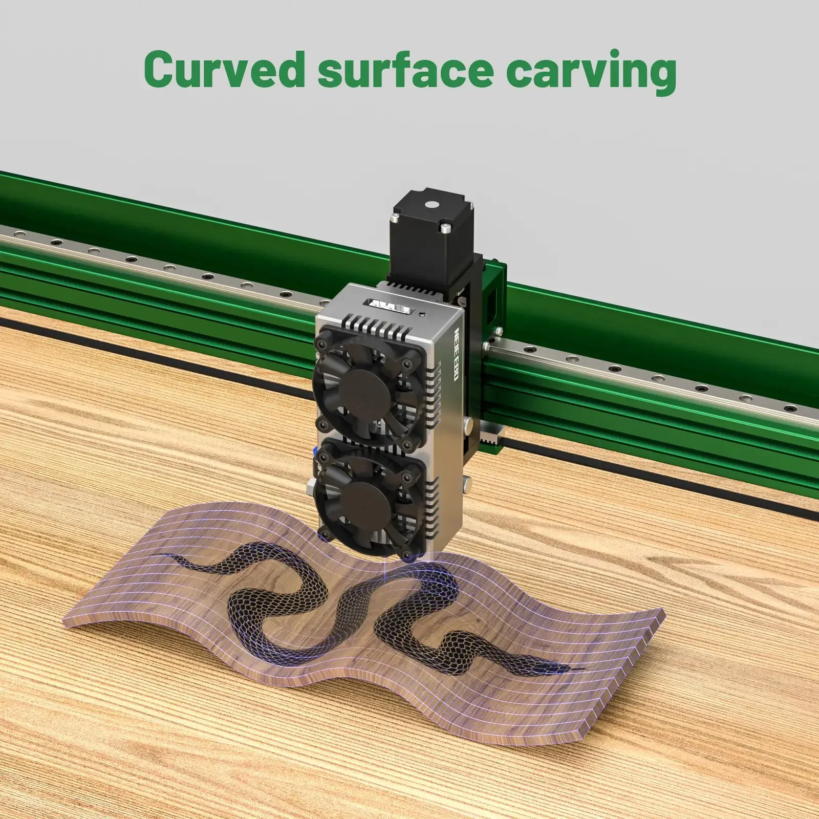 NEJE E80 Laser Module 130W Potężny 450nm TTL Laser Engraver Cutter Modułowa głowica do cięcia logo z drewna i metalu Offline Smarter Machine