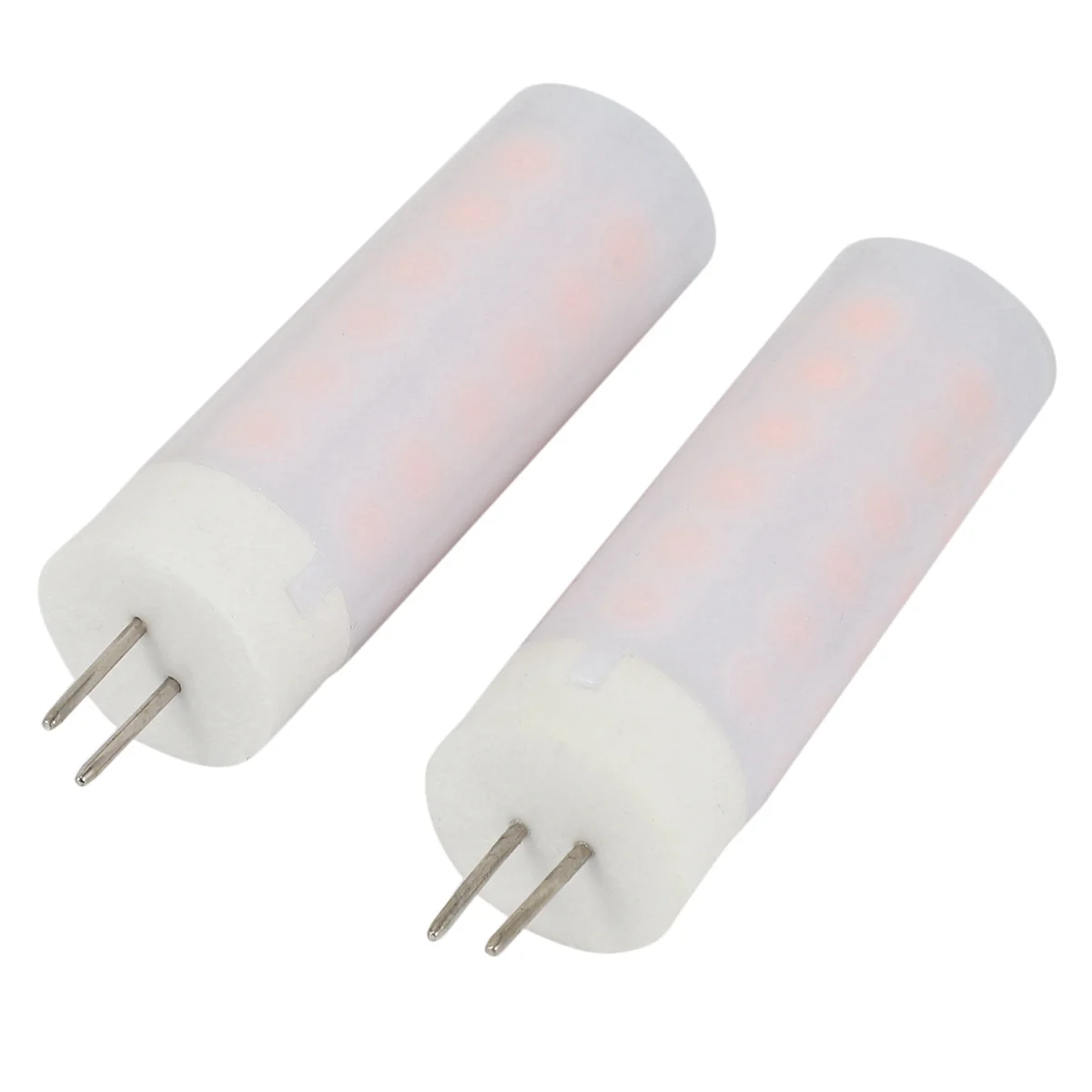 A72P 6 ชิ้น 3 วัตต์ 230 G4 ไฟ LED ข้าวโพด 36 LEDs SMD 2835 เอฟเฟกต์เปลวไฟวอร์มไวท์ DC 12 โวลต์ (วอร์มไวท์, DC12V)