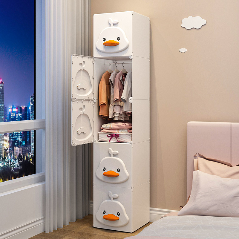 Clothes Baby Closet Cabinet Baby Dress Closet Girl Wardrobe Bedroom Storage Children Dresser Organizer Roperos Closet Furniture