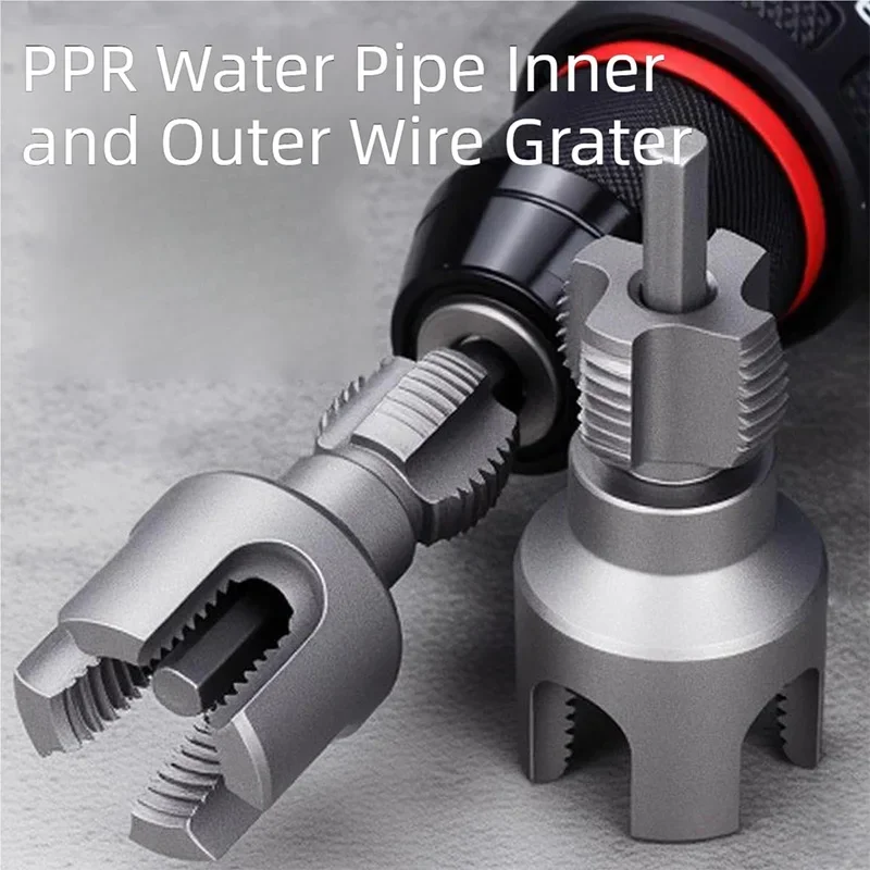 Dual Function Pipe tracking Thread Cutting Tool Universal Wire Tool Integrated Internal External Pipe Threading Home Maintenance