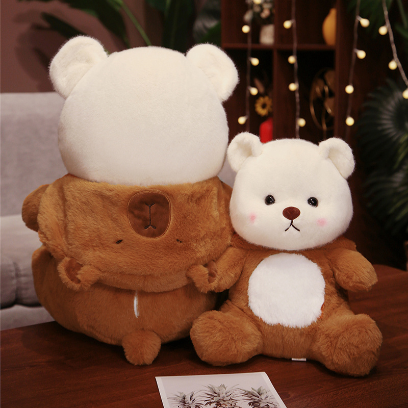คอสเพลย์ตุ๊กตาหมีแพนด้าตุ๊กตาหนานุ่มการ์ตูนสัตว์ plushie หมอนการตกแต่งบ้านของขวัญวันเกิด