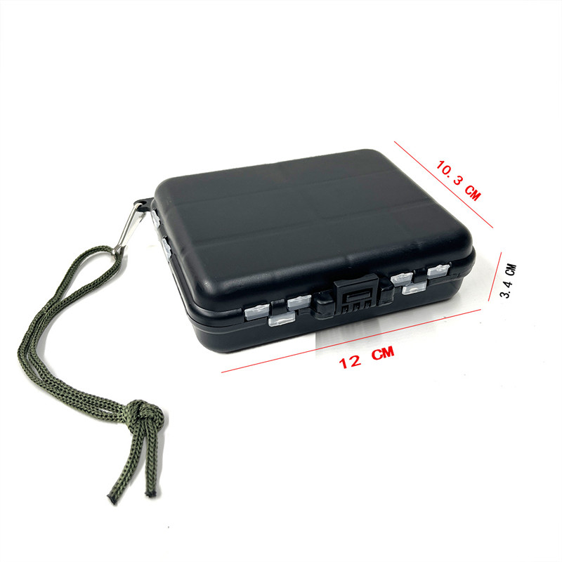 Caja de equipo de pesca Luya, caja de accesorios de pesca, piezas de pesca de doble cara, caja de almacenamiento de cebo, anzuelo, caja de almacenamiento de accesorios de carpa