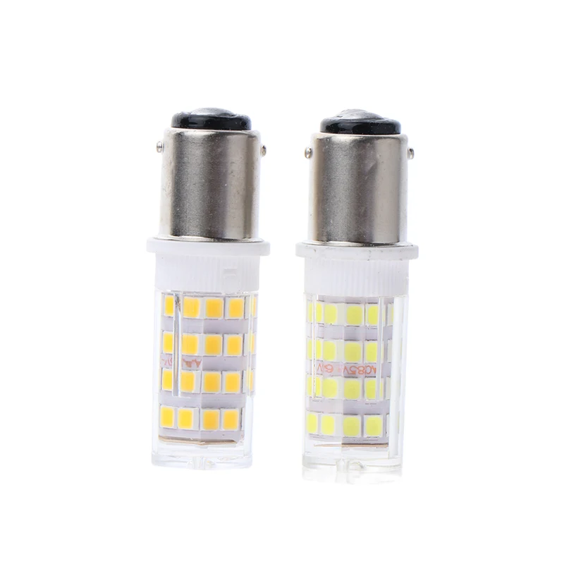 220V BA15D Energy Saving Corn Bulbs Crystal Lamp 5W Led Lights Lights For Sewing Machine High Brightness 310-340LM