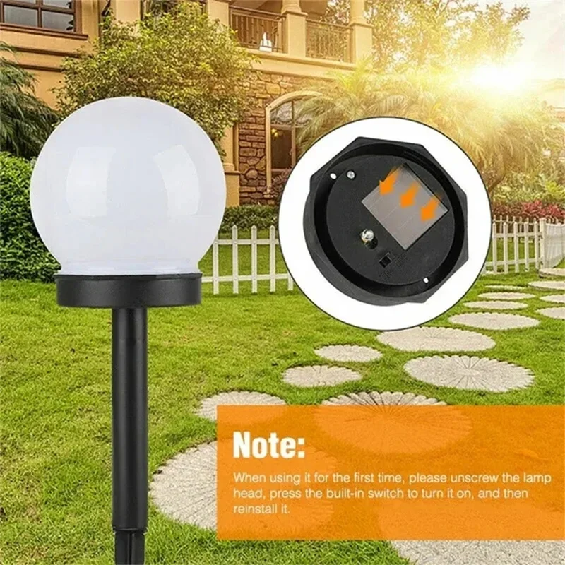 1/3/6/9PC Solar Powered Led-lampe Lampe Energie Licht Wasserdichte Outdoor Garten Licht Straße Solar panel Ball Lichter Rasen Hof Lampe