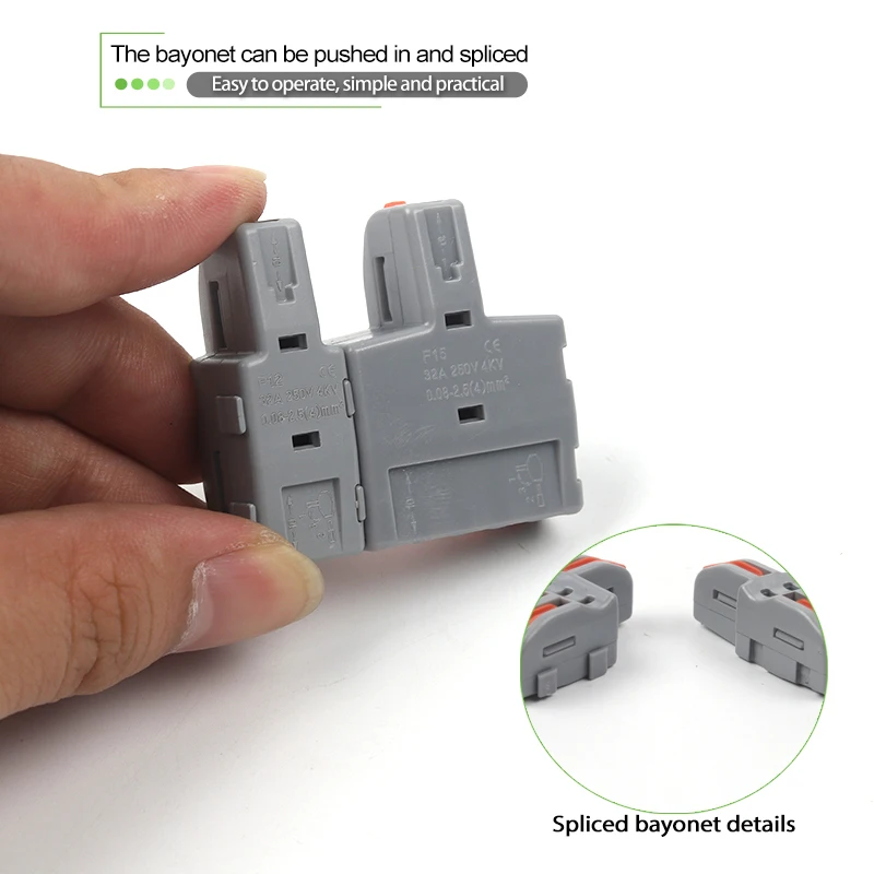 10PCS Quick สายไฟ 1 ในหลาย OUT Universal Splitter สายไฟ Push-in สามารถรวม BUTT Home Terminal BLOCK
