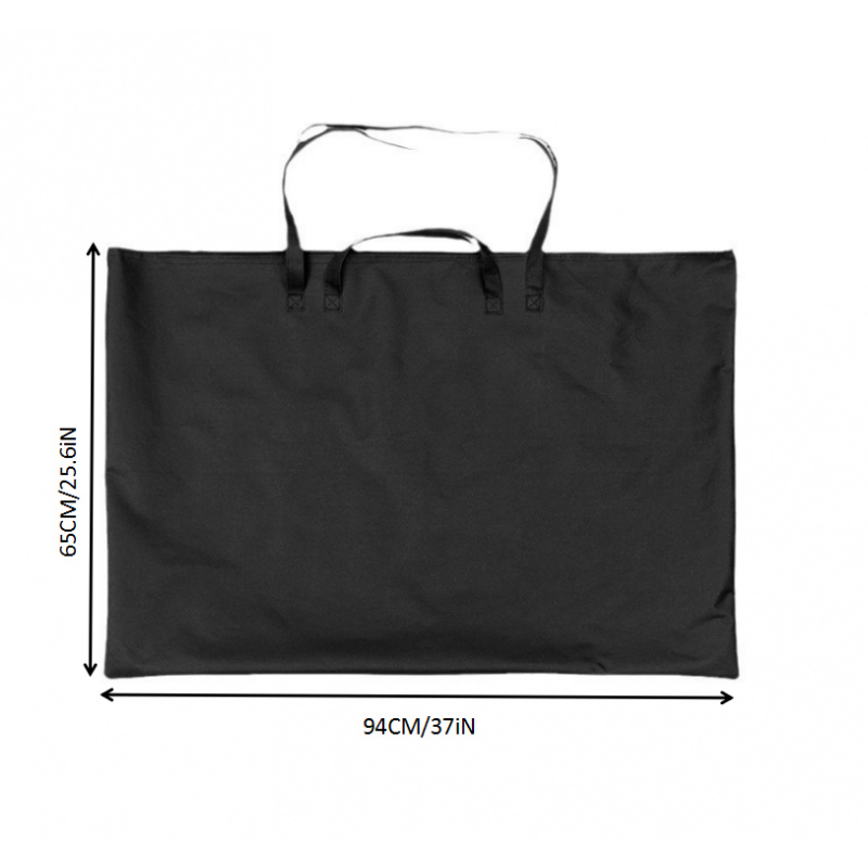 2Large Drawing Board Bag Set，Foldable Art Bag for Engineering and Architecture Drawing Boards, Half-fold Shoulder Bag