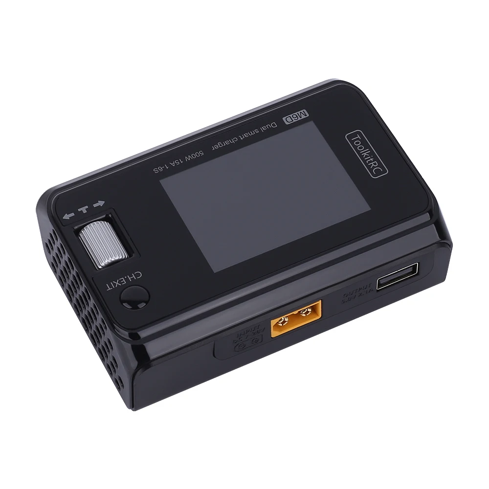 ToolkitRC M6D V3 500W 15A DC Dual Channel MINI Smart Ladegerät Entlader Für 1-6S Lipo Batterie FPV Modell Ersatzteil Ersetzen