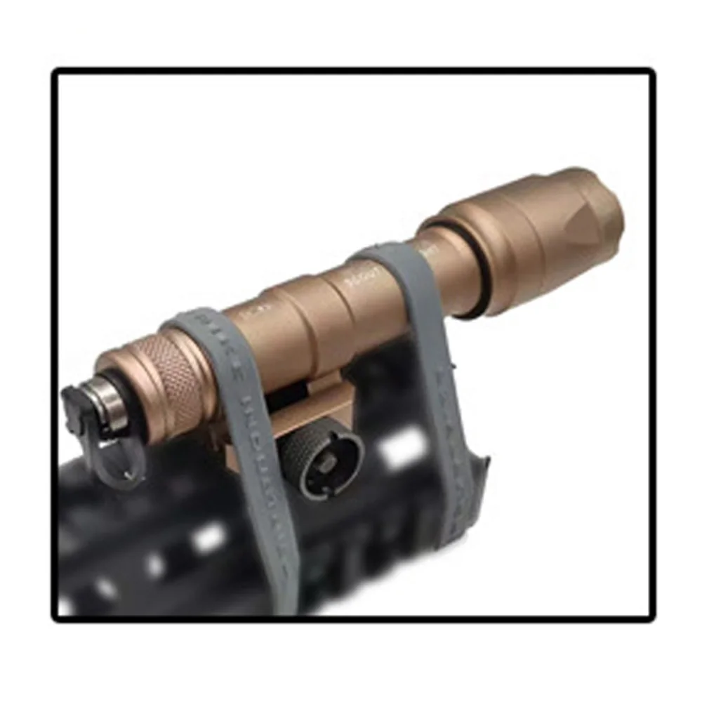 4 unids/lote anillo de goma elástico de alta resistencia caza Airsoft Rifle banda de goma para DBAL A2 PEQ15 linterna láser vista
