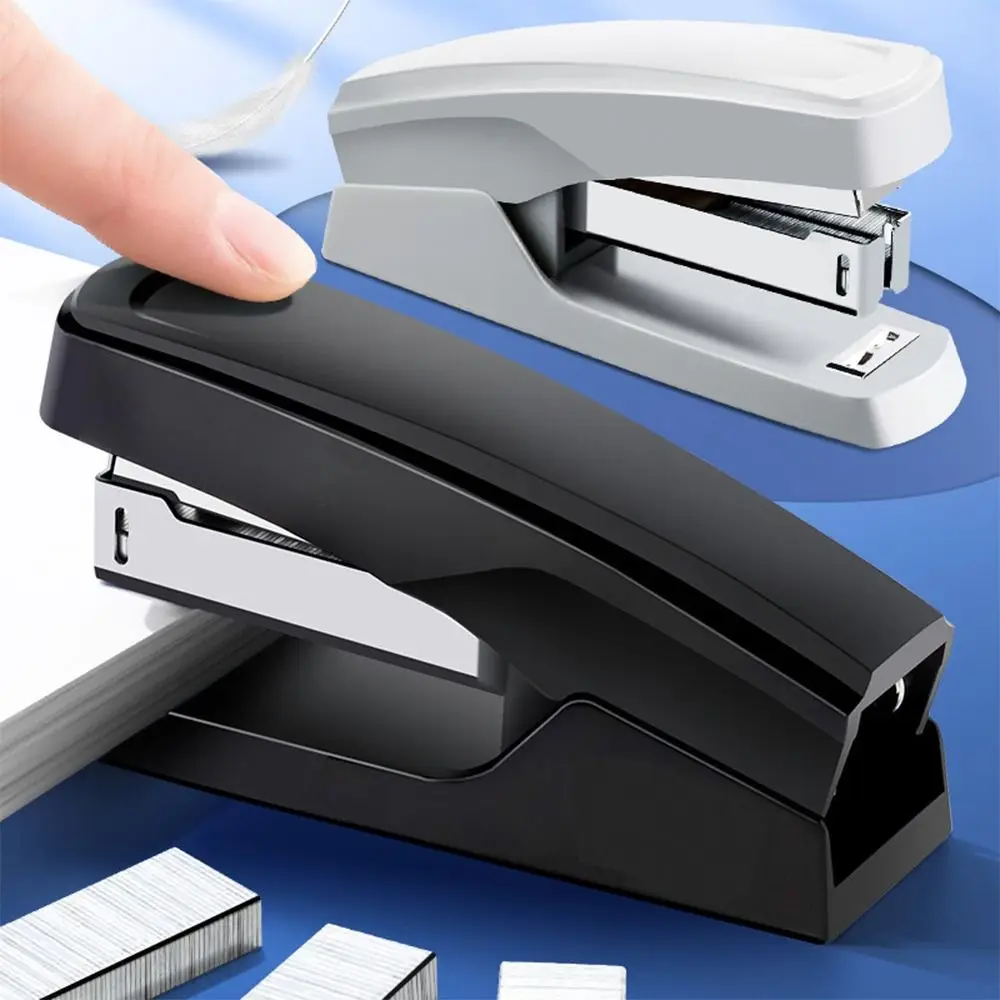 Creative Use 24/6 Staples Stapler Color Effortless Long Stapler Labor-saving Large Size Manual Binding Tool Office School