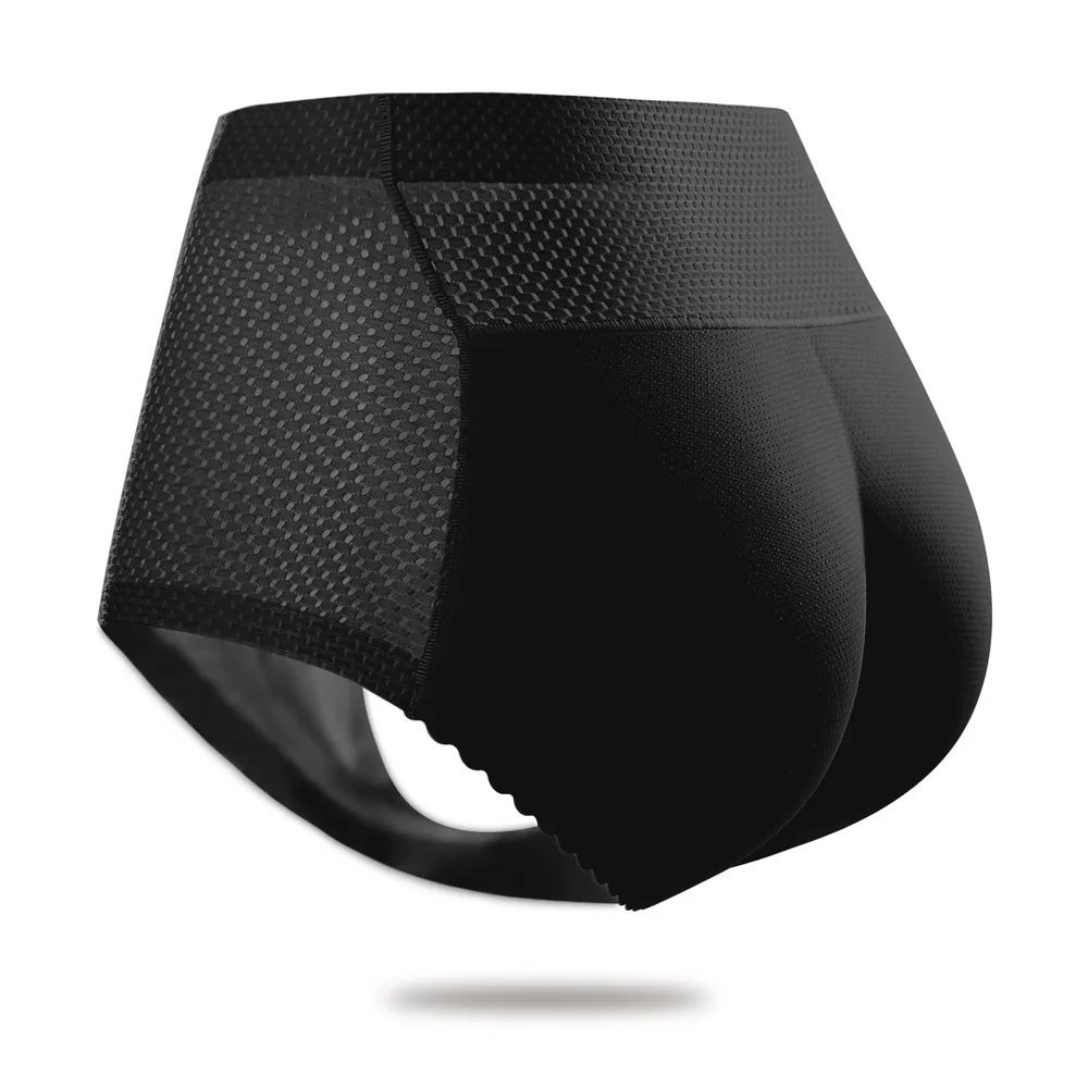 ผู้หญิงฟองน้ำ Padded Push Up กางเกง Butt Lifter ปลอมกางเกง Butt Hip Enhancer ไม่มีรอยต่อกางเกงกระชับรูปร่างก้นชุดชั้นใน
